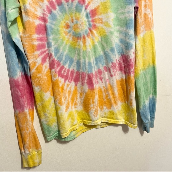 Simply Southern Tie Dye Stay Classy Prep Hard Pineapple Long Sleeve Tee Sz Small - Picture 4 of 10